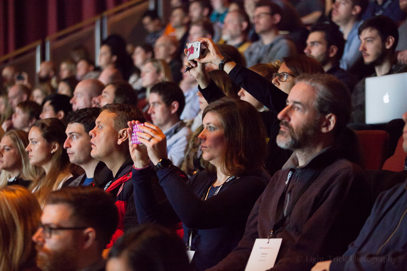 UX Brighton audience mobile phone